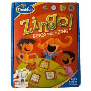 ThinkFun Zingo Bingo with a Zing Game New